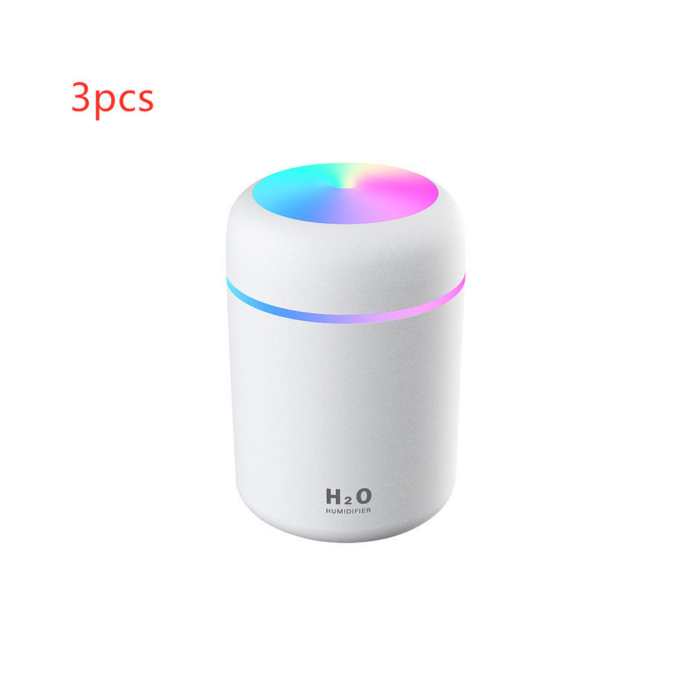 Home Car Charging Colorful Air Humidifier Usb Water Replenishment