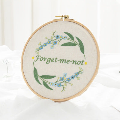 Hand Embroidered Diy Love Fabric Three-dimensional Ribbon Painting