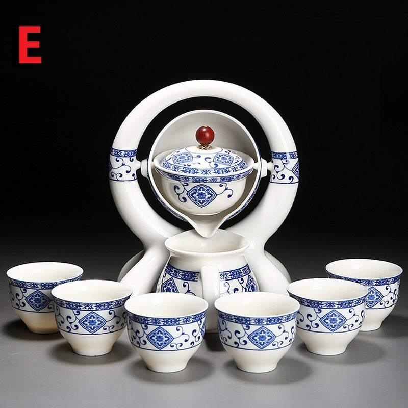 Blue And White Ceramic Creative Teapot Teacup Set