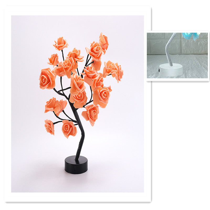 LED Rose Table Lamp Decoration