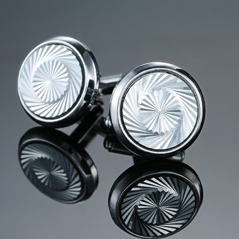 Men's French Retro Pattern Cufflinks