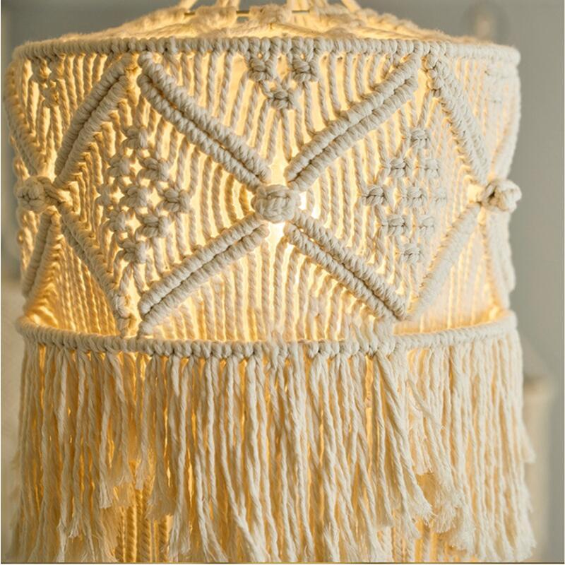 Creative Nordic Handmade Woven Lampshade