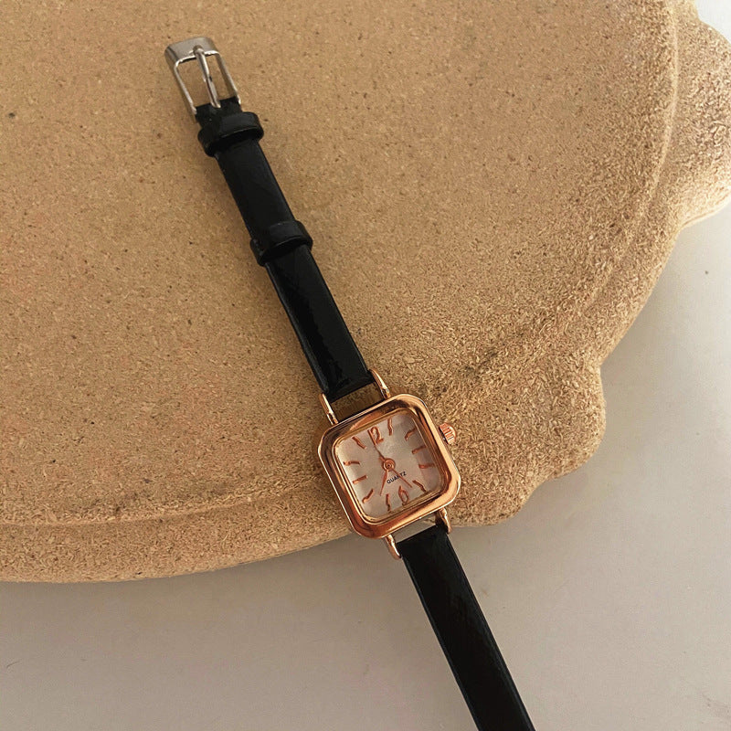 Fashion Simple Ins Style Small Square Watch Schoolgirls' Temperament