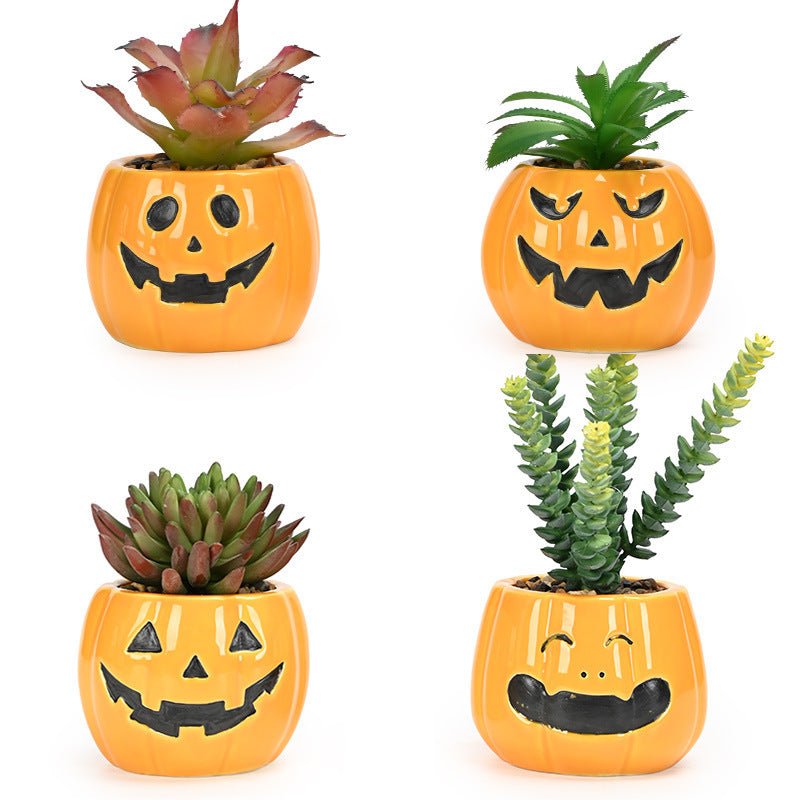 Halloween Succulent Flower Pot Ceramic Flower Pot Aromatherapy