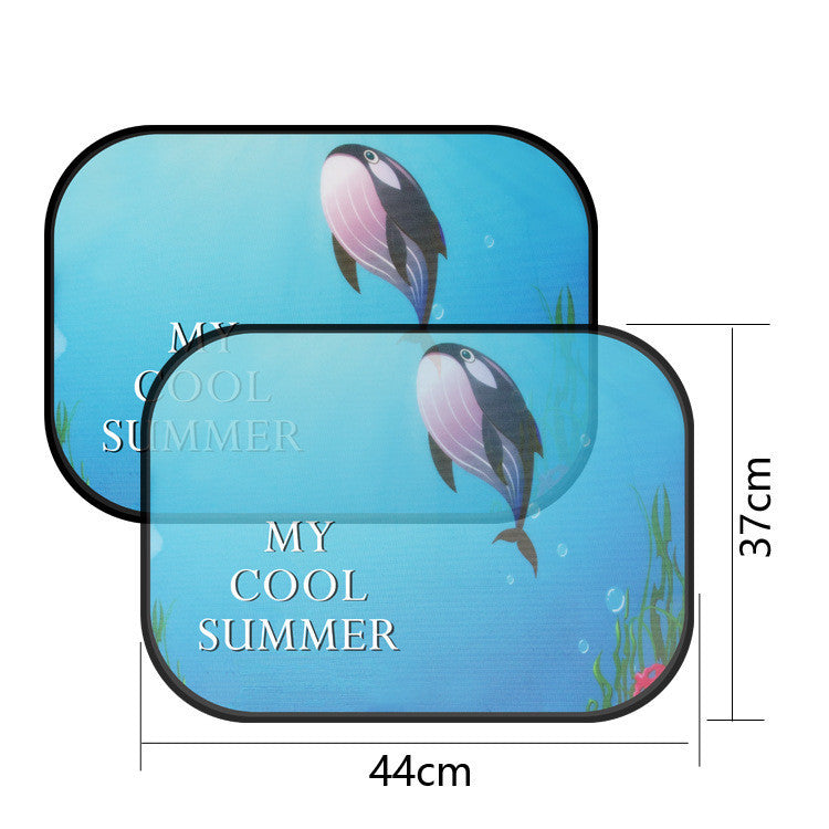 Heat Insulation Sunshade Adsorption Electrostatic Stickers Car Glass Stickers PVC Upgrade Sunshield