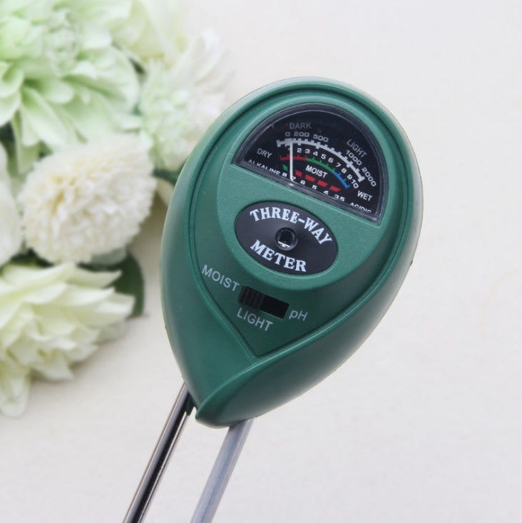 Three-in-one gardening tester Measuring pH value