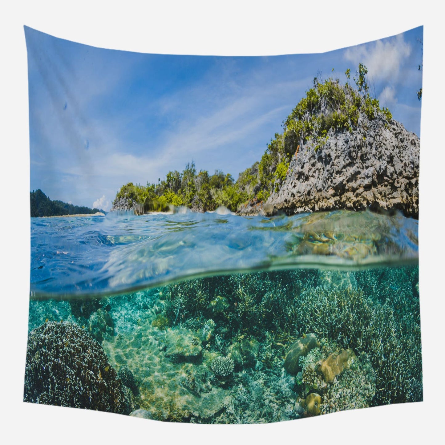 Digital Printing Masking Cloth Landscape Tapestry