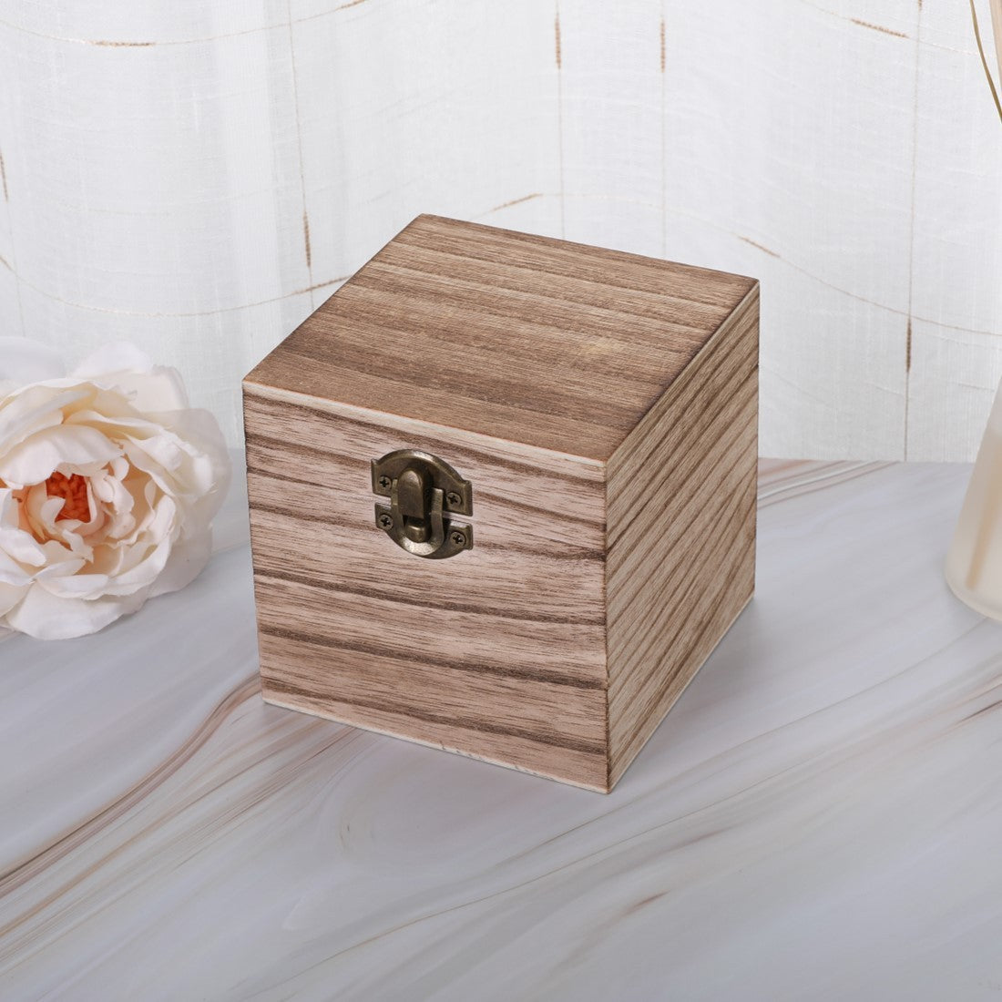 Wooden storage box