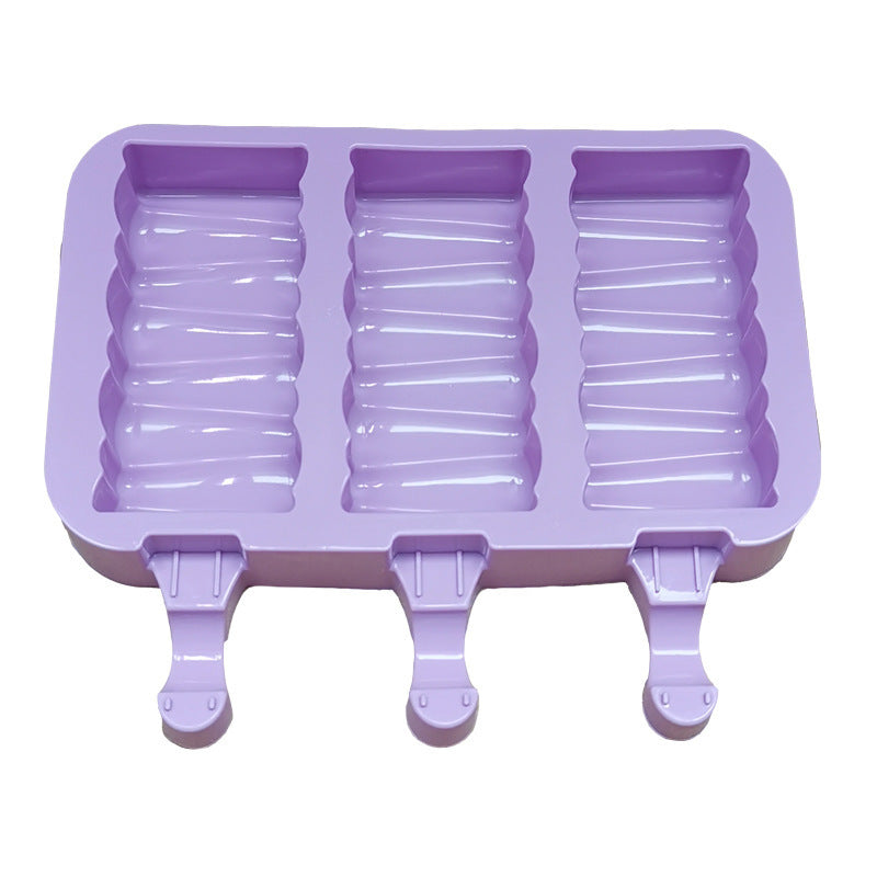 Silicone mould for ice cream household