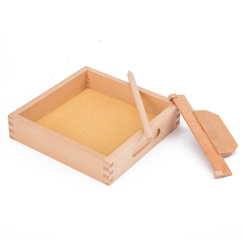 Wooden sand box