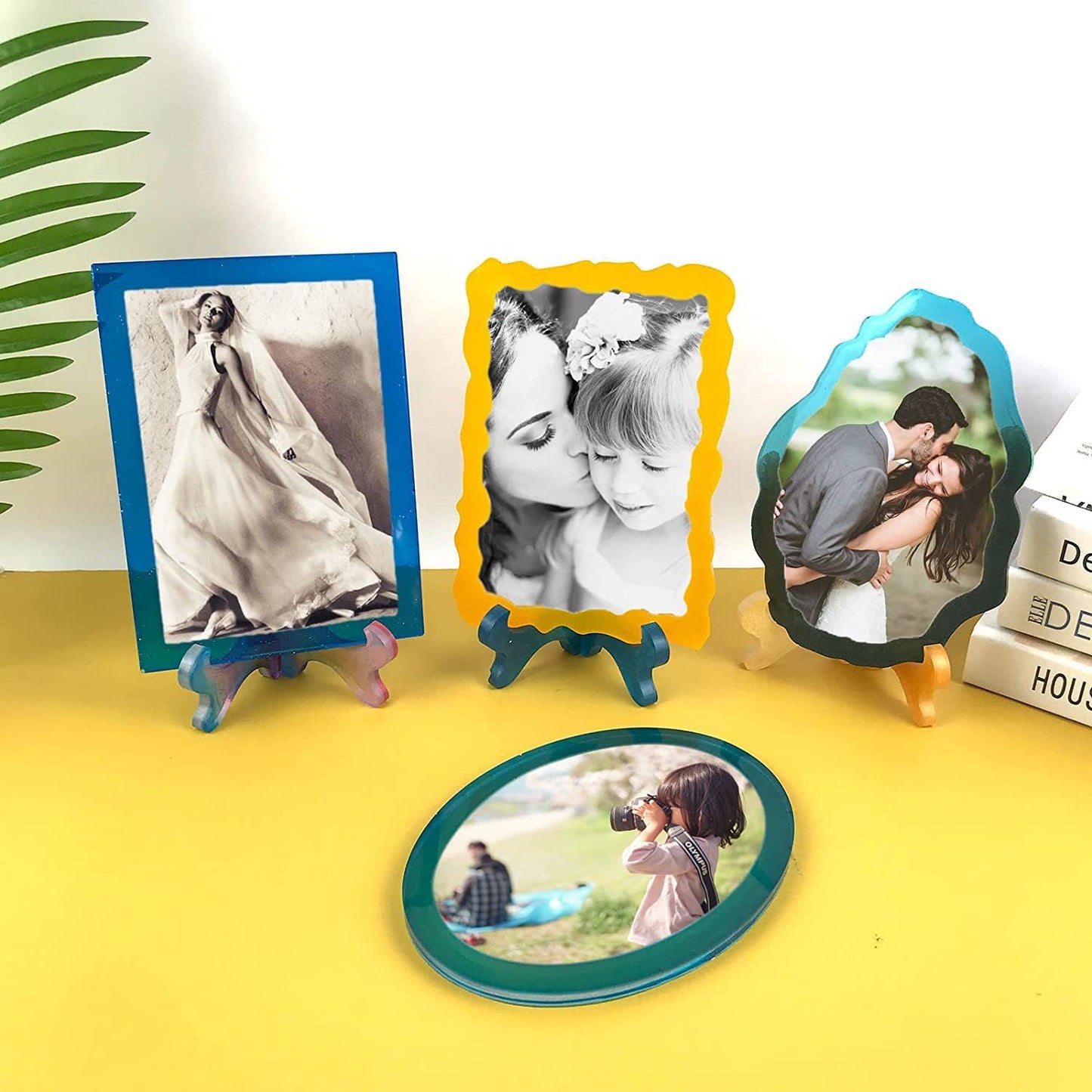 Photo Frame Epoxy Mould Square Round Wave