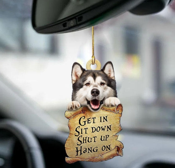 Car Pendant Sleeping Dog Angel Home Decor Acrylic Showcase Hanging Ornaments For Doors