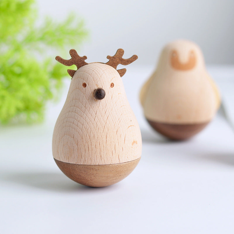 Wooden tumbler ornaments