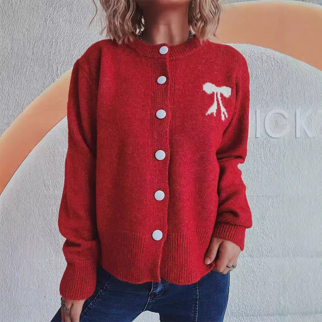 Autumn New Long Sleeve Sweater Short Top