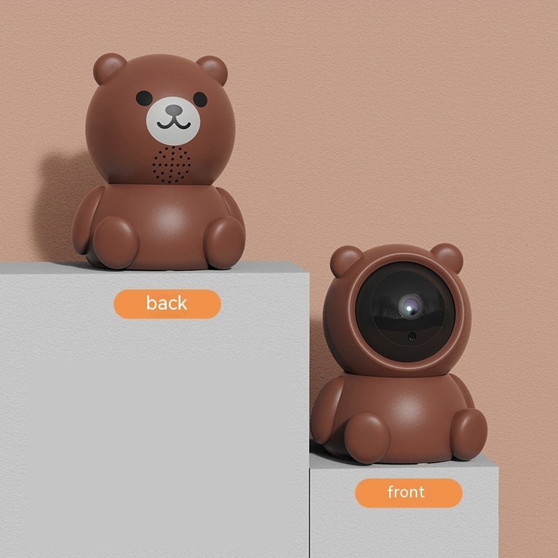 Home Smart Bear Surveillance Camera 360-degree Panoramic View