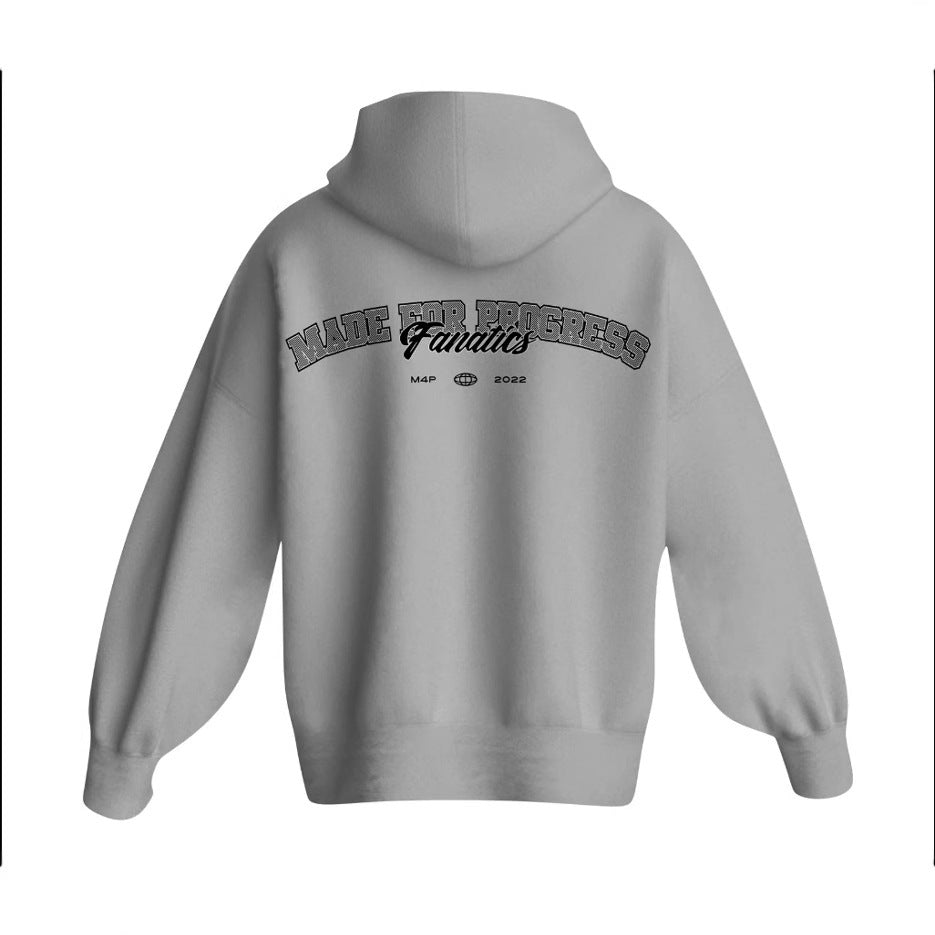 Thread Printed Hoodie Long Sleeve