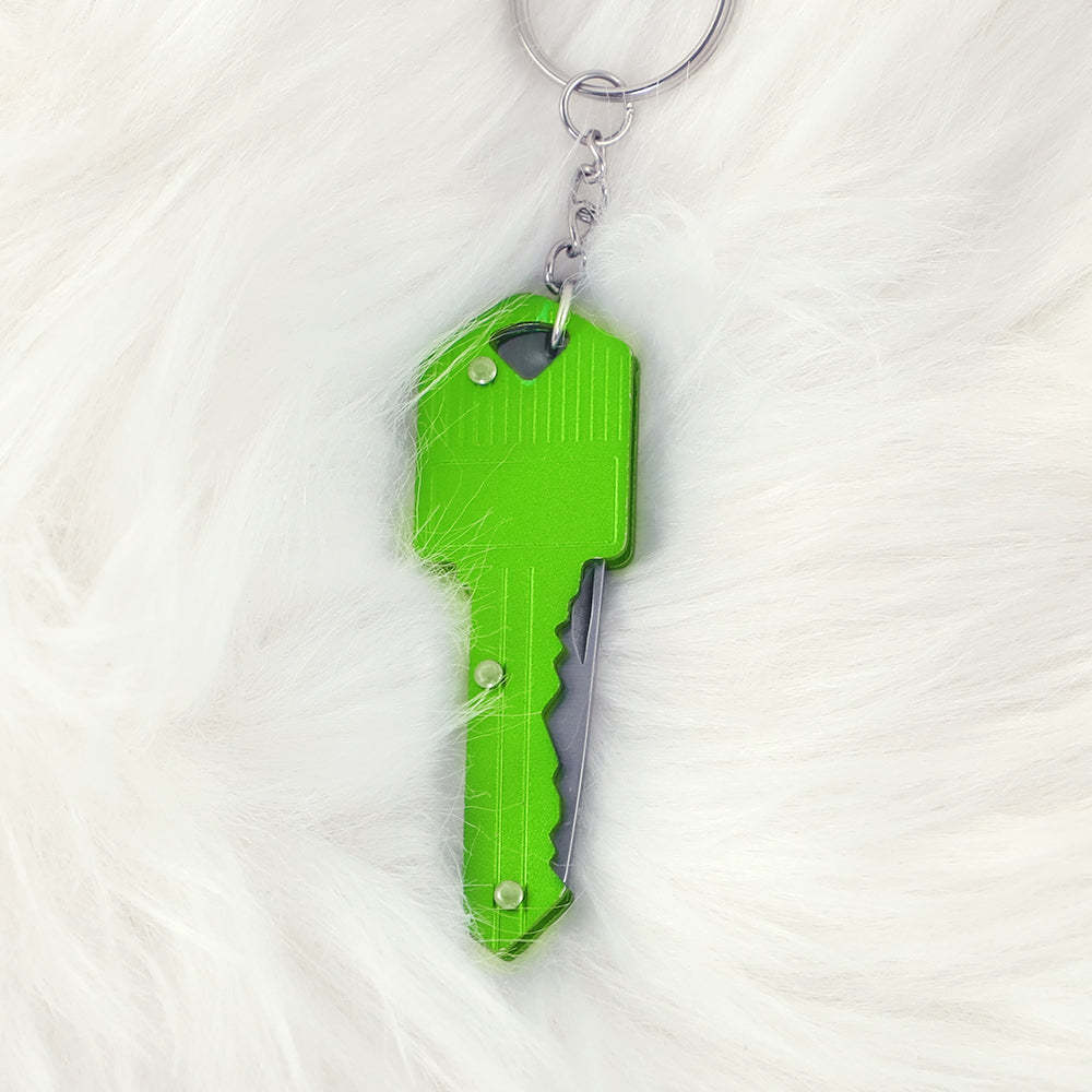 Mini EDC Multi-function Key Knife Pendant