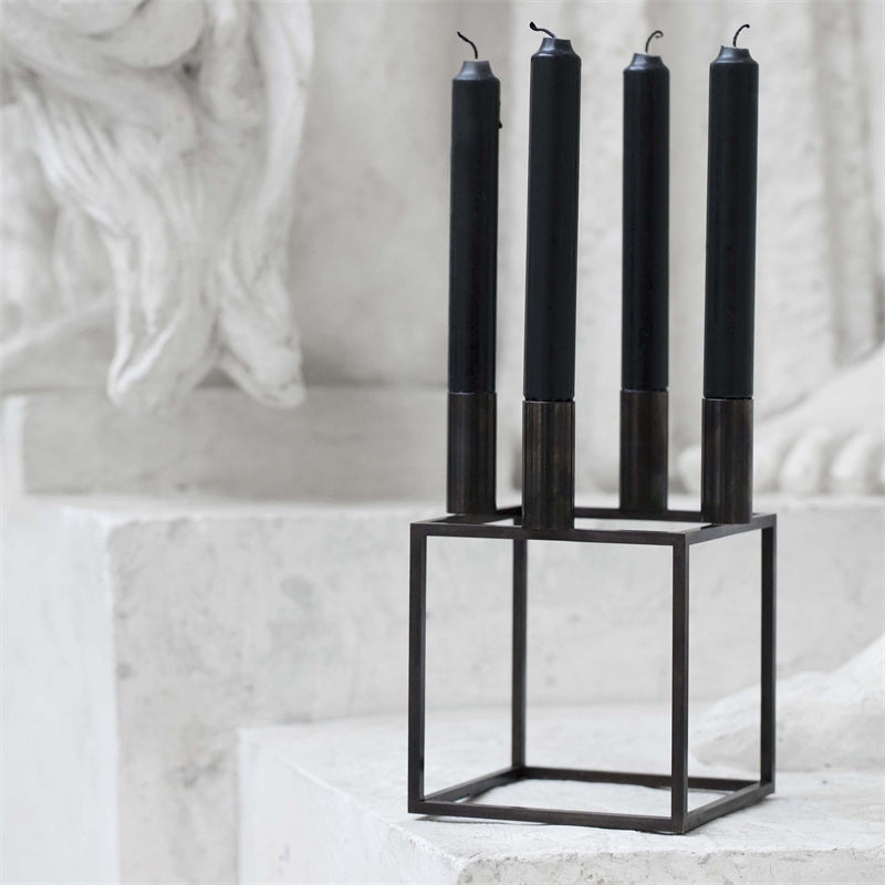 Modern Light Luxury Creative Plating Candlestick Decorative Ornaments