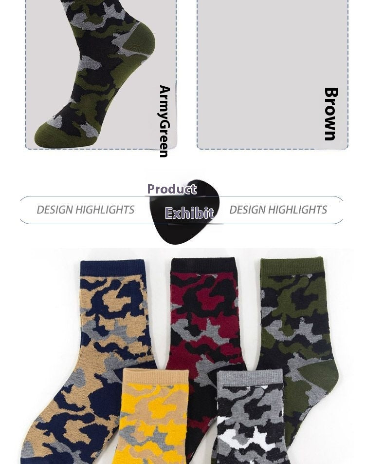 Military Training Polyester Cotton Tube Socks