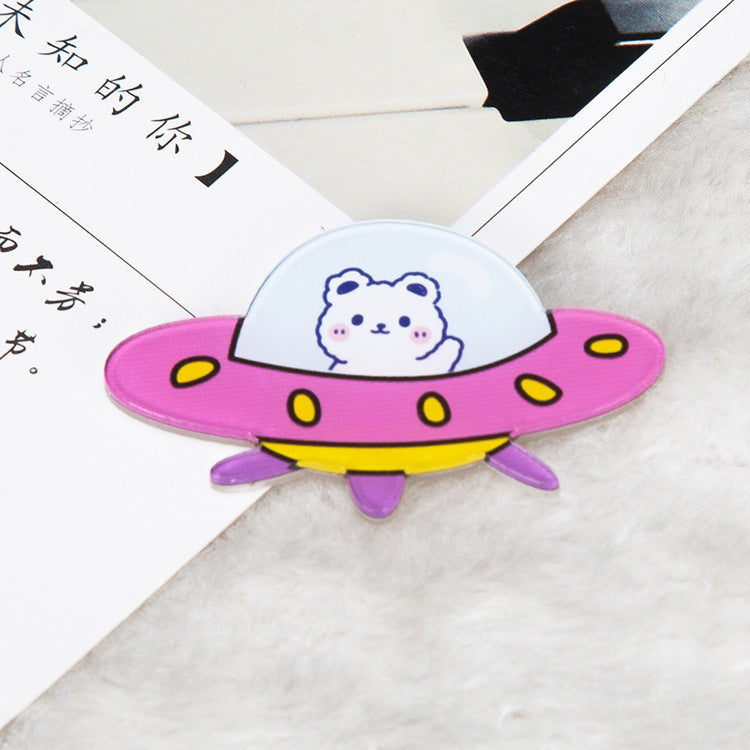 Cute Japanese Creative Cartoon Acrylic Brooch Girl Clothes Bag Pendant Badge Pin Jewelry