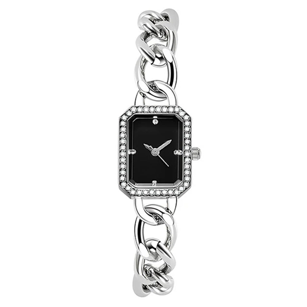 Luxury Classic Style Rectangular Women's Quartz Watch