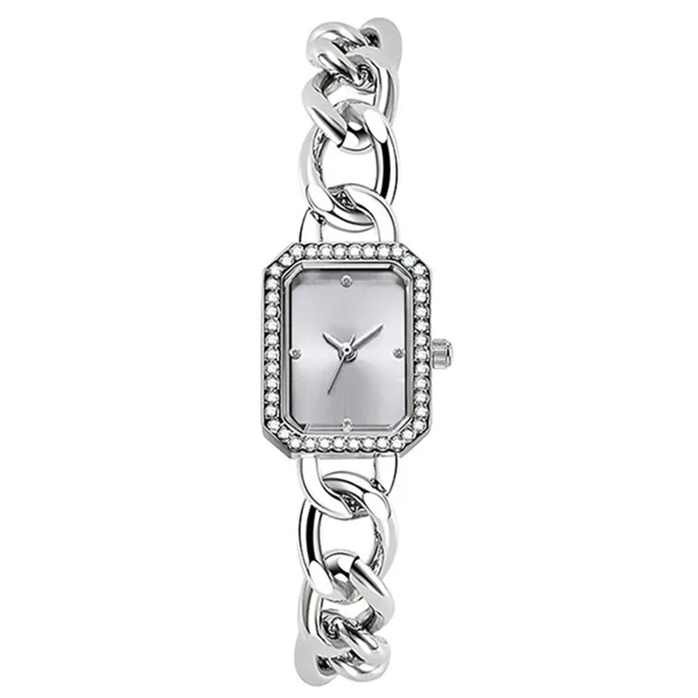 Luxury Classic Style Rectangular Women's Quartz Watch