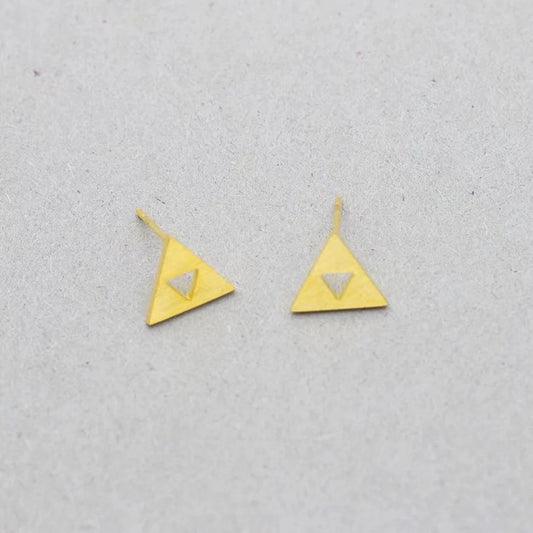 New Fashion Retro Geometric Triangle Earrings