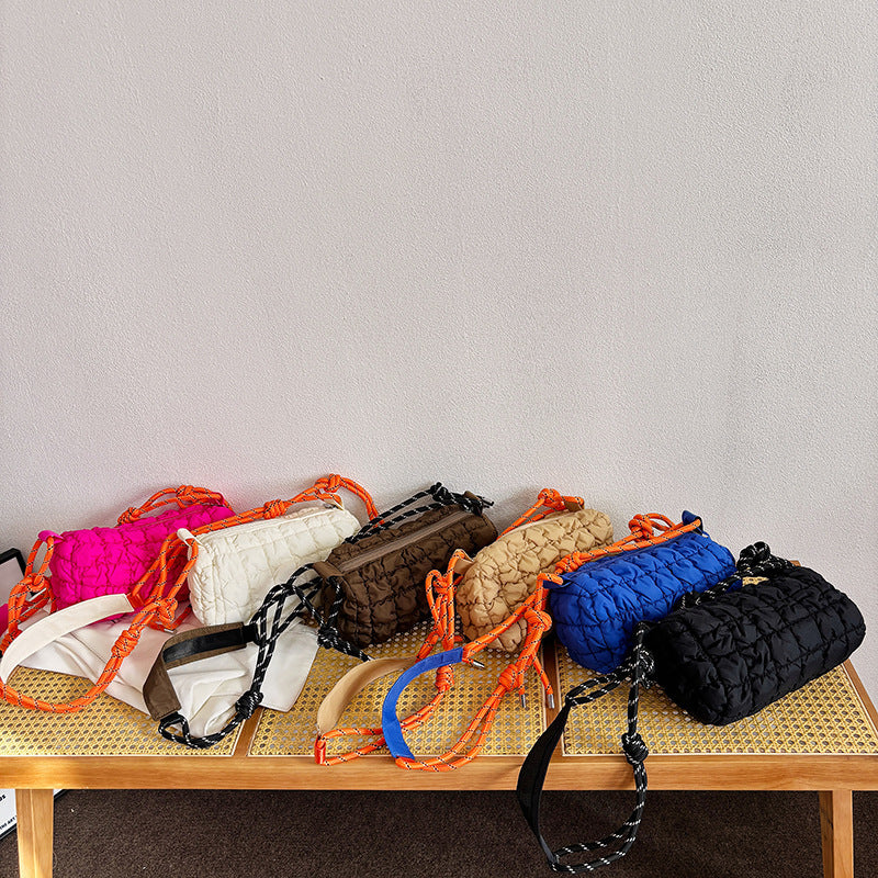 Women's Lightweight Nylon Messenger Bag Clouds