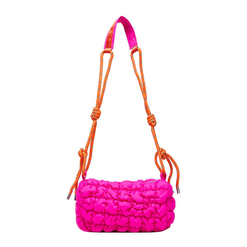 Women's Lightweight Nylon Messenger Bag Clouds