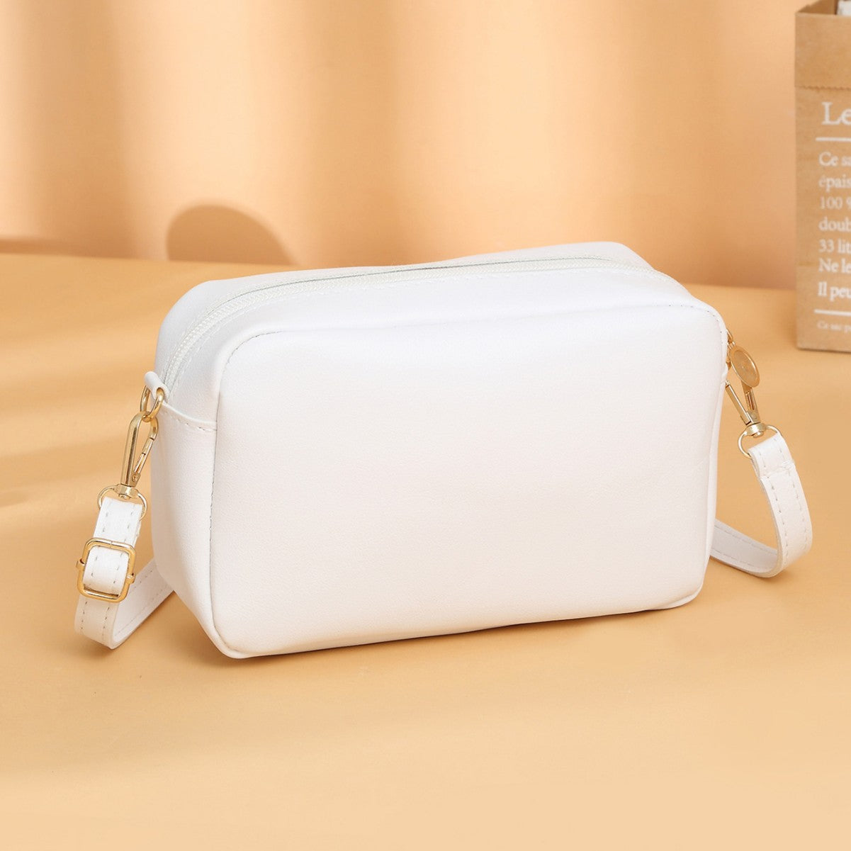 Solid Color Simple PU Material For Women