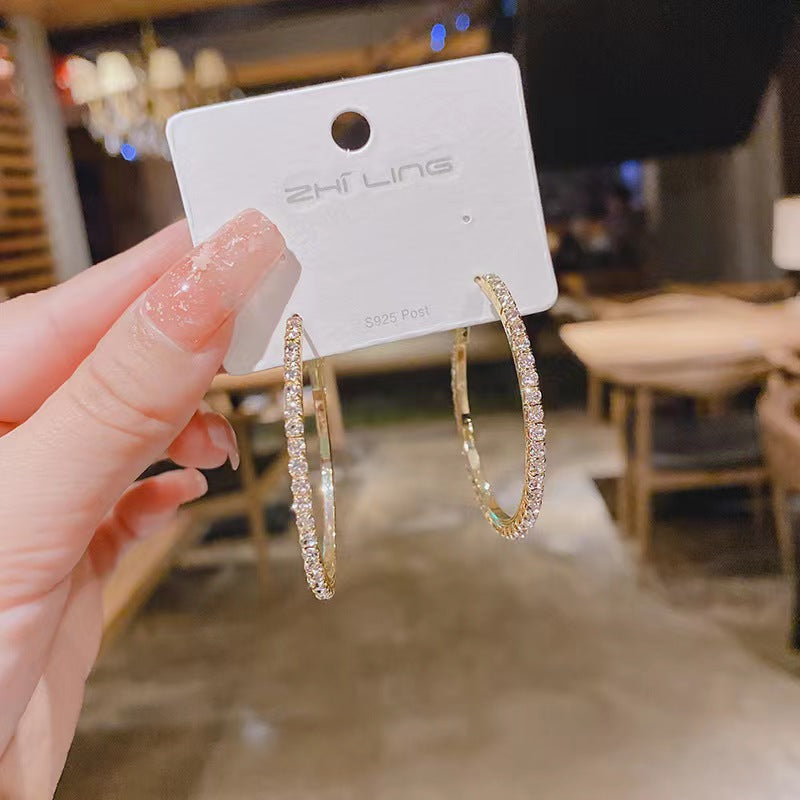 Simple Hoop Earrings Women