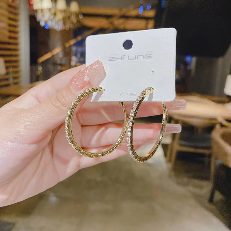 Simple Hoop Earrings Women