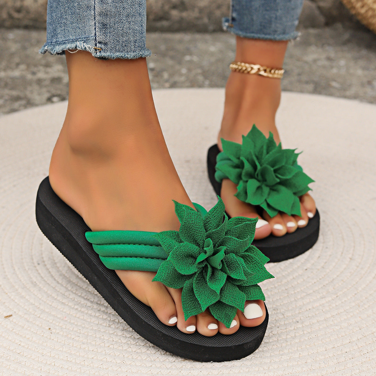 Flip Toe Flip-flops Female Plus-sized Plus-sized