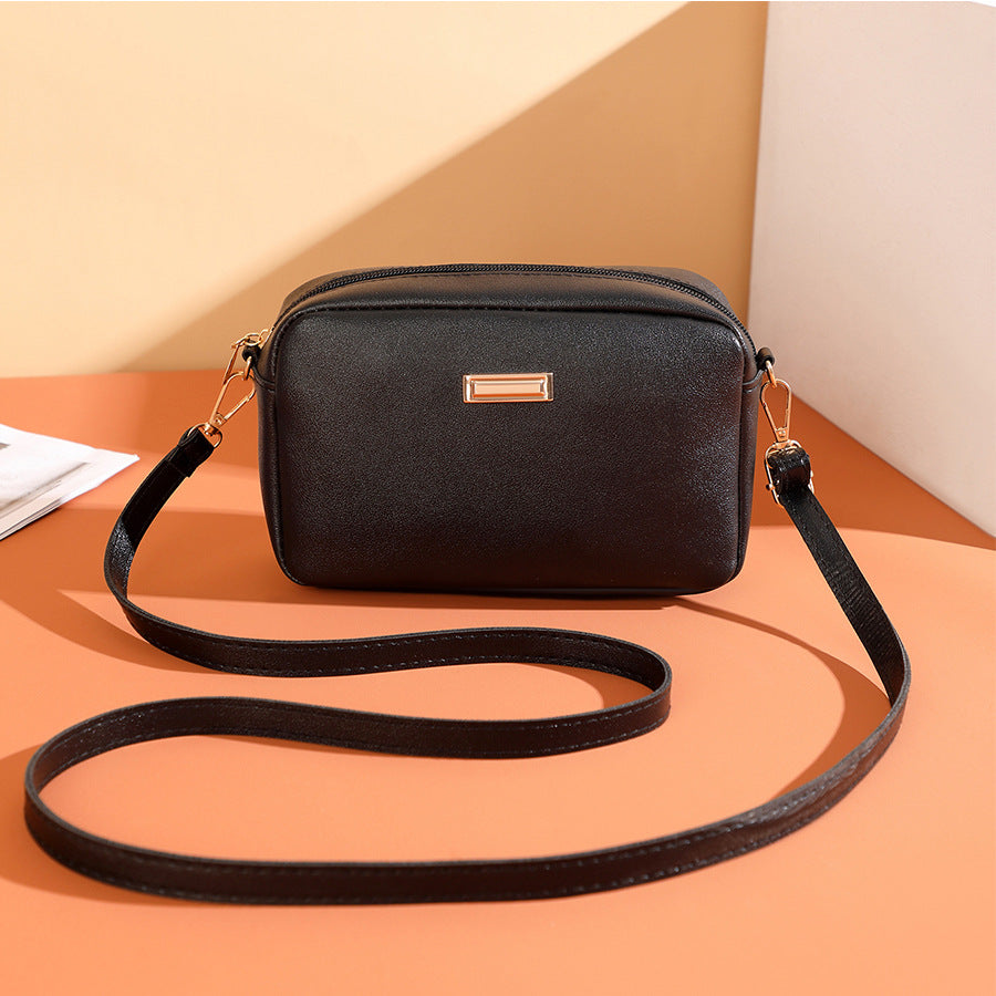 Solid Color Simple PU Material For Women