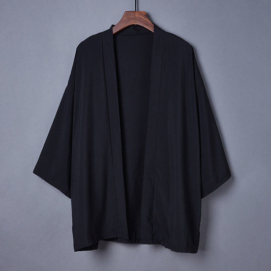 Solid Color Cardigan Summer Shirt For Air Conditioning Room Sun Protection Clothing Tide