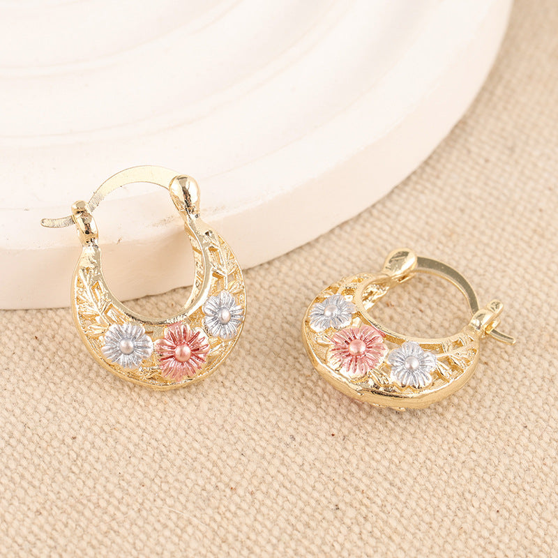 Vintage Exquisite Hollowed Out Minimalist Earrings