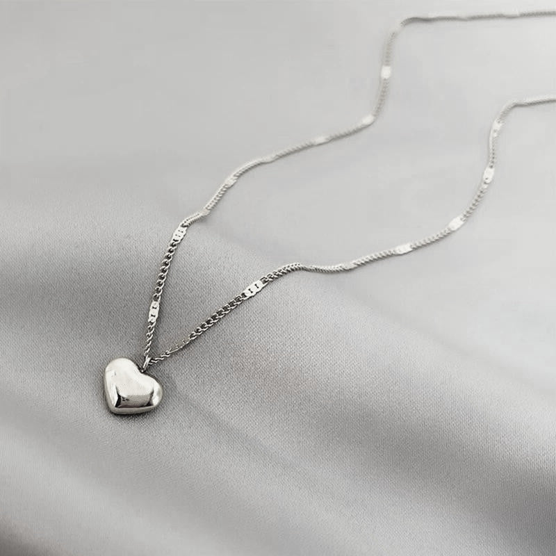 Clavicle Chain Geometric Heart-shaped Accessories Light Luxury Temperament Simple