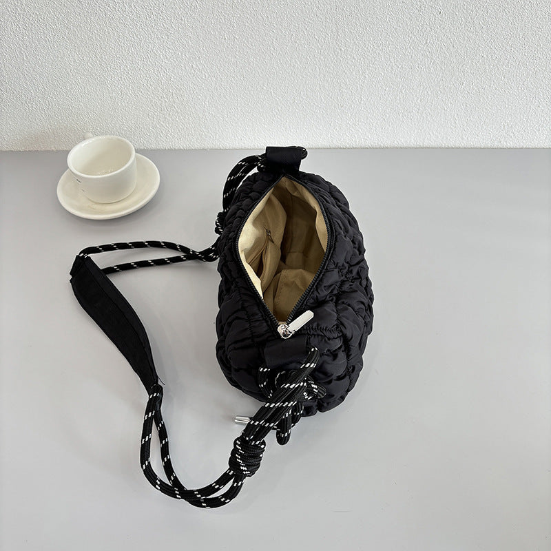 Women's Lightweight Nylon Messenger Bag Clouds