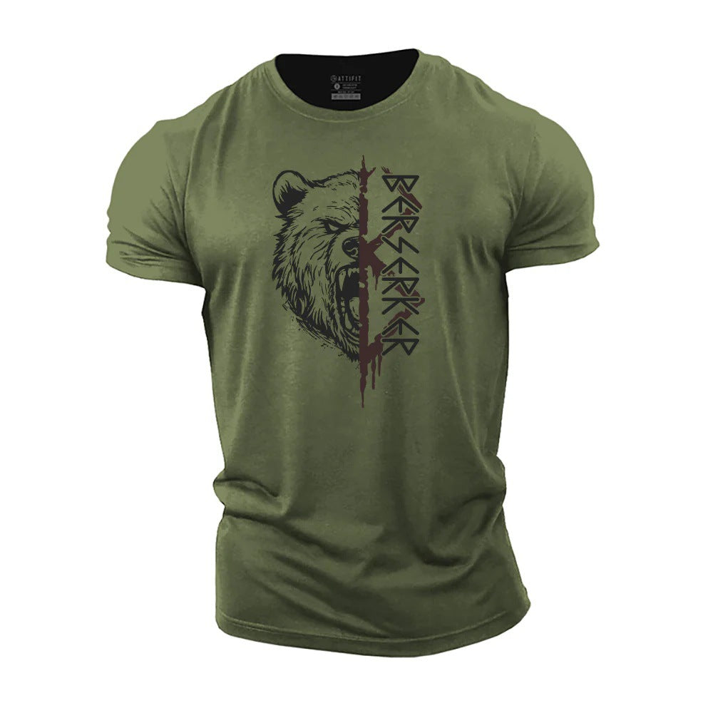 Round Neck 3D Printed Short Sleeve T-shirt