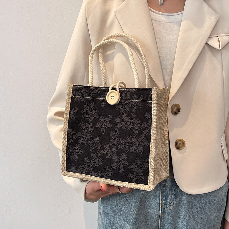 Student Handbag Summer Bag Fashion Out Lunch Box Lunch Bag Female Ins