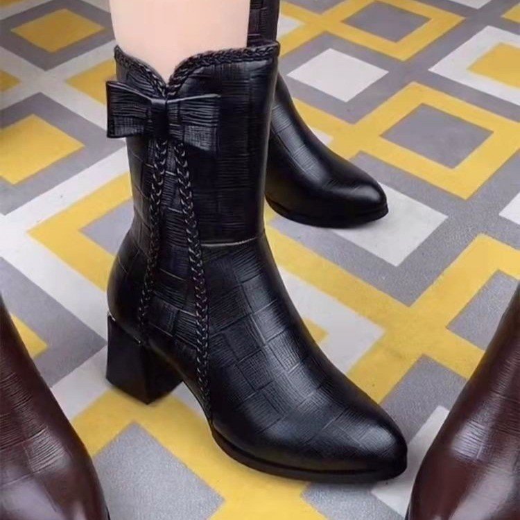 Fashion Personality Ladies Bow Martin Boots