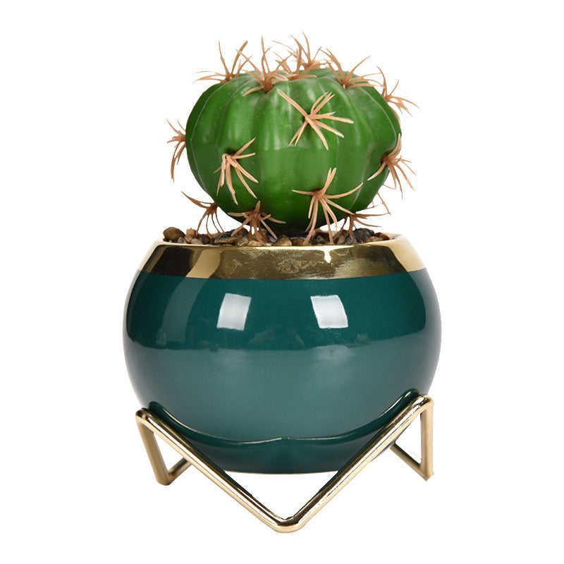 European-style Gardening Ceramic Succulent Pot Home