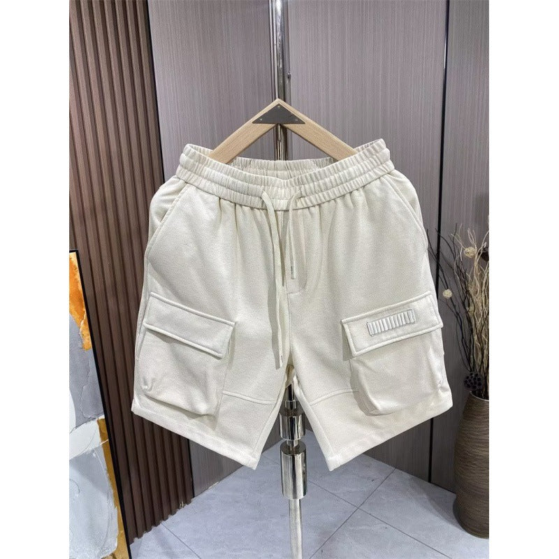 Men's Workwear Casual Shorts Men's Versatile Five Quarter Pants