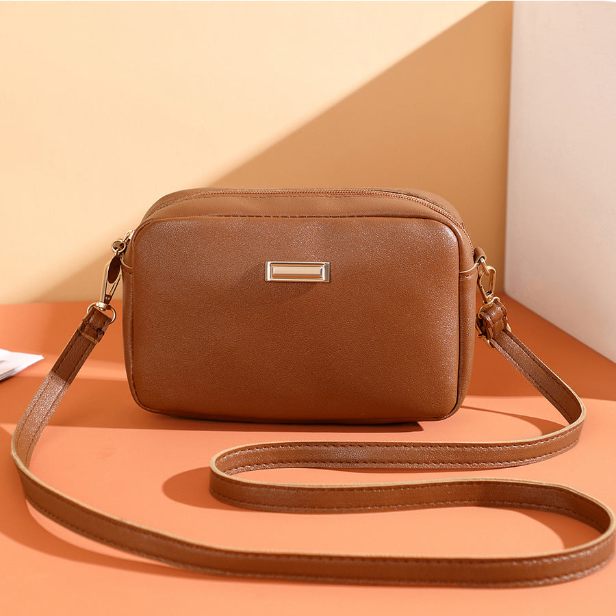 Solid Color Simple PU Material For Women