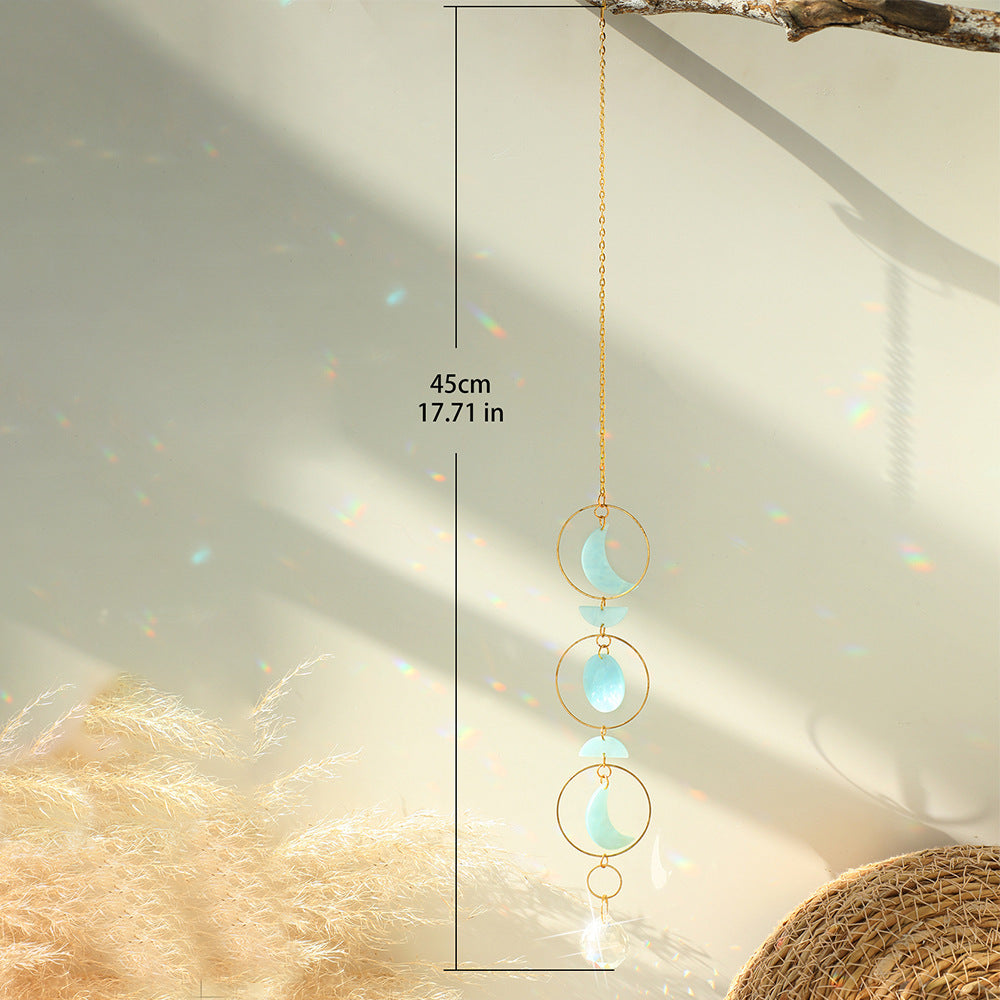 Fashion Garden Crystal Hanging Star Moon