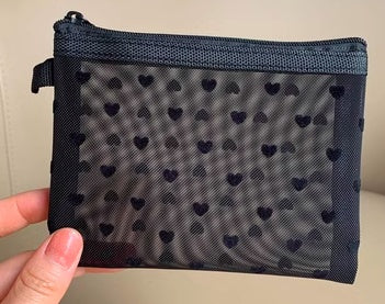 Love Mesh Storage Makeup Bag