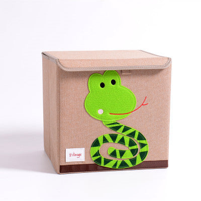 Fabric Children's Folding Toy Storage Box