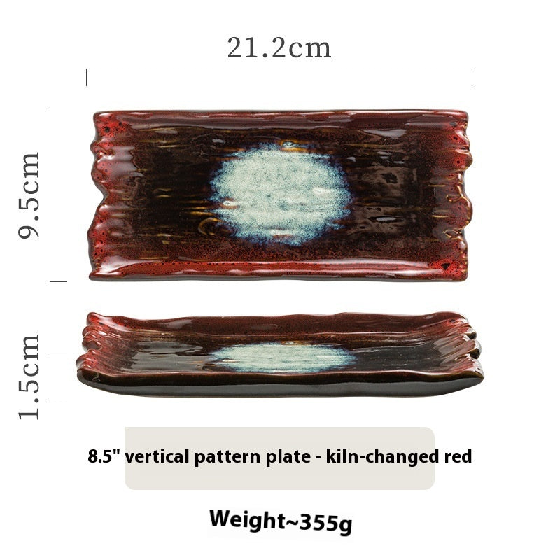 Large Western Commercial Specialty Ceramic Flat Plate