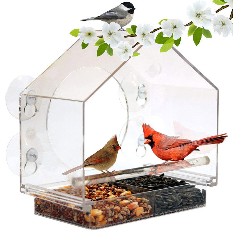 Acrylic Outdoor Garden Hummingbird Field Feeder