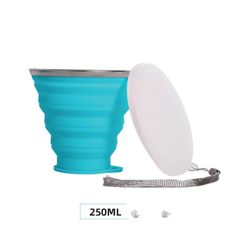 Outdoor Portable Silicone Folding Mug